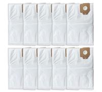 Tidevib Lot de 10 sacs de collecte de poussière pour aspirateur Karcher CV30 CV38/2 sans filtre en tissu tissé