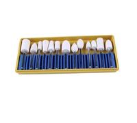 Tidevib Lot de 13 outils rotatifs en feutre de laine pour polir et meuler des bijoux, du métal, du verre et des moules