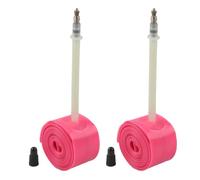 Tidevib Lot de 2 chambres à air ultralégères pour vélo de route 700 x 18-32C pour valve Presta 45/65/85 mm, matériau TPU, buse renforcée, résistante aux perforations