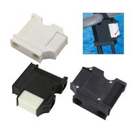 Tidevib Lot de 2 cintres pour bateau avec lignes réglables à dégagement rapide pour garde-corps et taquets, blanc