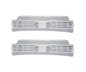 Tidevib Lot de 2 filtres à peluches en plastique blanc pour sèche-linge Bosch 652184 00652184 pour Siemens Neff Constructa IQ100 IQ300 IQ500