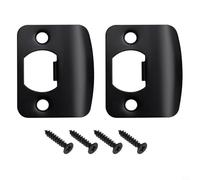 Tidevib Lot de 2 jeux de vis de montage réglables en acier inoxydable pour porte de porte - Renforcement de pêne dormant pour l'intérieur et l'extérieur pour la sécurité de la porte - Facile à