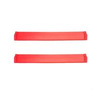 Tidevib Lot de 2 lames de raclette en caoutchouc de 280 mm pour nettoyeur de vitres Karcher WV6 Plus, bandes de grattoir de rechange pour une meilleure absorption de l'eau, multicolore (rouge)