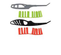 Tidevib Lot de 2 outils de finition multifonctionnels avec 3 têtes remplaçables pour la maison, la cuisine et la salle de bain