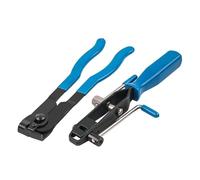 Tidevib Lot de 2 pinces de serrage pour joints CV - Pour réparation automobile - Mâchoires traitées thermiquement - Poignée antidérapante - 22 x 11,2 x 10,8 cm - Alliage d'acier au chrome vanadium