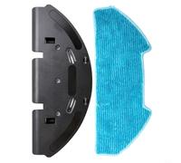 Tidevib Lot de 2 supports de balai de rechange pour aspirateur robot Redkey R10, accessoires de nettoyage en microfibre et plastique pour le nettoyage du sol, installation facile