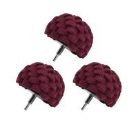 Tidevib Lot de 3 meules abrasives non tissées pour enlever la rouille et polir, têtes de meulage 6 x 100 mm pour perceuses, finition métallique et préparation d'apparence