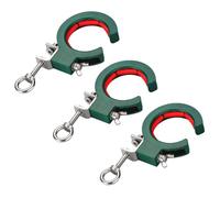 Tidevib Lot de 3 outils de filetage de poulie de pont de 65 mm avec angle réglable, en acier inoxydable et nylon pour une traction fluide des câbles, câblage de plafond et construction auxiliaire