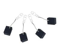 Tidevib Lot de 4 balais de charbon 316065450 pour outils électriques Metabo WE17-125/150, WE19-180, WEPBA17-125/150/19-180