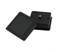 Tidevib Lot de 4 caches de rechange pour lampe solaire à monter soi-même, panneau en silicone amorphe 2 V pour éclairage de cour