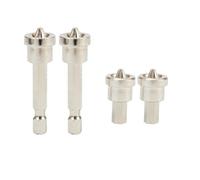 Tidevib Lot de 4 embouts de tournevis pour cloison sèche, tige hexagonale de 6,35 mm, embouts de positionnement magnétiques pour le travail du bois et les plaques de plâtre, pour tournevis électriques