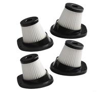 Tidevib Lot de 4 filtres HEPA pour aspirateur sans fil VL189, lavable 0,3, filtration allergène, efficacité de 99,97 % pour les poils d'animaux et la fumée