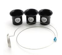 Tidevib Lot de 4 loupes de montre avec loupe 5x, 10x et 15x pour réparation et inspection de bijoux