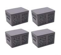 Tidevib Lot de 4 modules de désodorisation ionique pour robot Qrevo Curv/P20 Pro/G20S Ultra/P20 Max/G30U Argenté