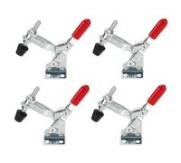 Tidevib Lot de 4 pinces à bascule verticales antidérapantes GH-101A, capacité de maintien de 50 kg, pour soudure et travail des métaux