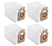 Tidevib Lot de 4 sacs à poussière jetables haute capacité pour aspirateur Conga 5500 Hurricane Station sans tissu tissé
