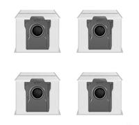 Tidevib Lot de 4 sacs d'aspirateur pour robot MOVA Z70 Ultra Roller, sac à poussière, kit d'accessoires de rechange (sac à poussière)