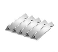 Tidevib Lot de 5 plaques chauffantes en acier inoxydable pour séries LX300, remplacement pour grills Genesis II E-310 E-315 E-335 S-310 S-335 SE-335