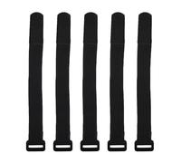 Tidevib Lot de 5 sangles de guidon de vélo pour fixation de câble, pompe et bouteille - Bleu, 20 cm/30 cm, attaches de fixation en nylon, légères