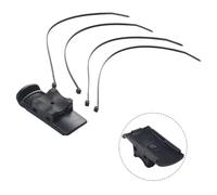 Tidevib Lot de 5 supports GPS pour Garmin Oregon Dakota etrex 10 20 30 GPSMap 62 62S, avec attaches de câble, noir