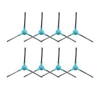 Tidevib Lot de 8 brosses latérales pour aspirateur robot Ultenic pour T20 Pro Honor Choice S3 R3 Series en plastique et nylon