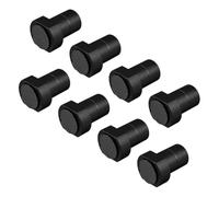Tidevib Lot de 8 colliers de serrage pour établi en alliage d'aluminium, compatibles avec les trous de 19 mm/20 mm, pour le travail du bois, le fraisage et le meulage