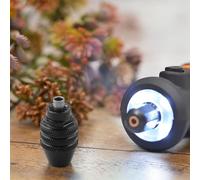 Tidevib Mandrin multi-perceuse 0,3 à 3,2 mm pour Worx WX106, sans clé pour polisseuse filaire de rechange, acier carbone avec finition oxyde noir