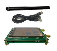 Tidevib MAX2870 Générateur de signal RF Source 235 MHz à 6000 MHz avec écran LCD tactile, alimentation pour conditionnement et test du signal