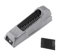 Tidevib Outil de rabot en métal pour le travail du bois, lime et râpe à main en acier inoxydable pour planche, plan de bloc avec vis à pouce sécurisée, 140 mm et 300 mm