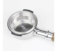 Tidevib Panier filtrant à double bol en acier inoxydable de rechange pour machine à café Breville semi-automatique (2 tasses)