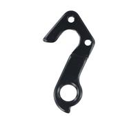 Tidevib Patte de dérailleur arrière en alliage d'aluminium pour vélos GT Zaskar Karakoram Edge Xizang Corsa QR, noir (57 x 29 x 9 mm, 12 g)