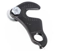 Tidevib Patte de dérailleur arrière pour vélo, 55 x 35 mm, crochet en fer avec boulon, pour la plupart des vélos, avec écrou et fixation en forme