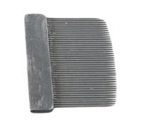 Tidevib Peigne en crin de cheval pour nettoyage de l'archet de violon, alto, violoncelle, peigne en fer avec poignée ergonomique, 55 cm de long, couleur argentée