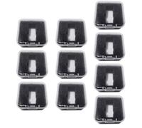 Tidevib Phono Coque AT3600L Aiguille, boîte de rangement en PVC transparent pour tourne-disque, 5/10 pièces, 45 x 45 x 20 mm