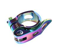 Tidevib Pince de tige de selle de vélo 31,8 mm/34,9 mm - Blocage rapide 27,2/28,6 mm et tubes de 30,9/31,6 mm - Pour route pour vélo et VTT - Alliage 6061 - Noir vif