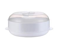 Tidevib Plateau cuiseur vapeur pour une cuisine saine, pour chignon vapeur multicouche et grille à faible somme avec design spacieux, construction en plastique simple à nettoyer