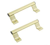 Tidevib Poignée de porte coulissante pour balcon et portes en verre fabriquée en alliage d'aluminium avec design ergonomique, revêtement résistant aux hautes températures et base solide (couleur)