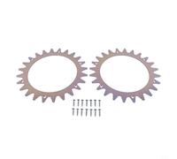 Tidevib Pointes en acier pour tondeuse à gazon Parkside modèles robotiques PMRA 20-Li B2 et PMORDA 20-Li B2, TLPA-01 offrent une traction supérieure pour un fonctionnement fluide sur terrain difficile