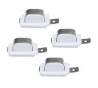 Tidevib Points de contact de charge pour Roborock S5/S6/S7/S50/T60/T70/T80/T7s, bornes conductrices pour aspirateur robot thermique Mova/Ultra Edge/Omni/Combo/Pro (4 pièces)