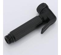 Tidevib Pommeau de douche Shattaf chromé pour bidet avec gâchette marche/arrêt pour usage musulman, alliage de zinc, connexion 1,27 cm, argenté/doré/noir