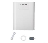 Tidevib Pompe à air portable rechargeable USB pour aquarium avec double mode de fonctionnement alimenté par batterie Système d'alimentation en oxygène pour aquarium