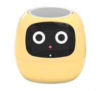 Tidevib Pot de fleurs à arrosage automatique avec écran intégré, robot intelligent pour un entretien sans effort des plantes, accessoire de jardin d'intérieur moderne pour bureau, vert (jaune)