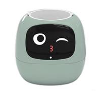 Tidevib Pot de fleurs à arrosage automatique avec écran intégré, robot intelligent pour un entretien sans effort des plantes, accessoire de jardin d'intérieur moderne pour bureau, vert