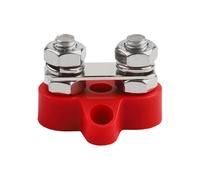 Tidevib Pour bloc de jonction de distribution d'alimentation M8 avec écrous en acier inoxydable et joints en laiton pour véhicules récréatifs, camions, bateaux et yachts 12-48 V CC