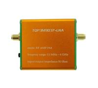 Tidevib Préamplificateur RF pleine bande, 100 kHz-6 GHz pour une fréquence ultra-large, gain de 20 dB, faible bruit 04 dB, pour amplification du signal HF FM VHF UHF
