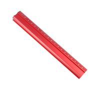 Tidevib Règle de bord de travail du bois avec double échelle et design enveloppant pour un marquage précis des bords et du visage, fabriquée en aluminium durable pour les projets de bricolage