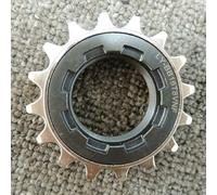 Tidevib Roue libre BMX 16T pour vélo, vélo électrique, pignon arrière fixie à une vitesse, pour et métrique, argent, 60 g