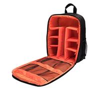 Tidevib Sac à dos étanche durable pour appareil photo reflex numérique Canon, pour Sony et Olympus avec support de trépied, 8,2 x 12,5 x 5,1 pouces