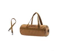 Tidevib Sac à outils multifonction en toile pour l'extérieur, organiseur portable avec poignée pour ciseaux et ruban adhésif (double usage, petit kaki)
