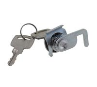 Tidevib Serrure à came codée avec clip rapide pour tiroir POS, distributeur automatique, boîte, boîte aux lettres, serrure de sécurité en alliage de zinc avec 2, argent